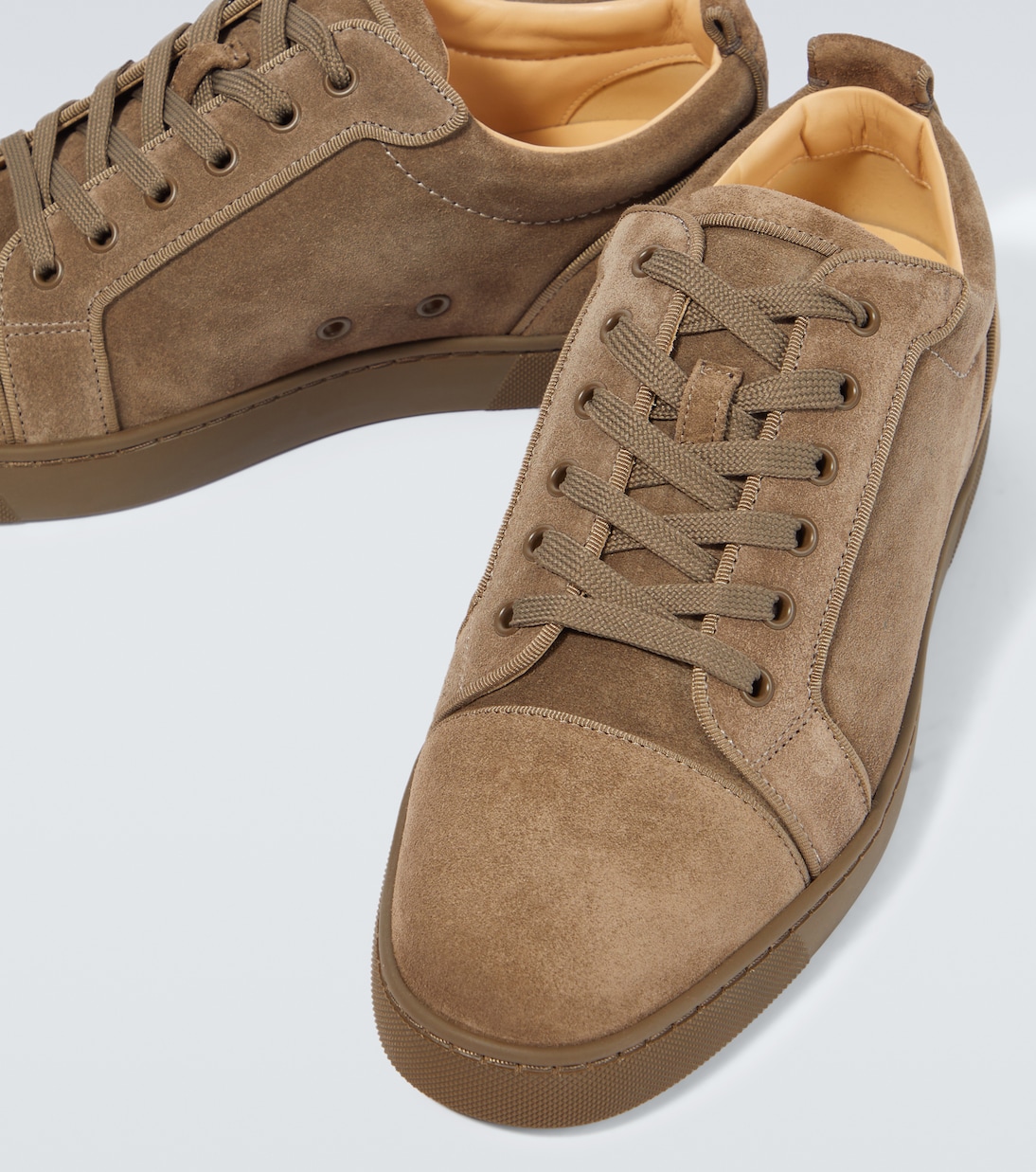 Baskets Louis Junior en daim | Christian Louboutin