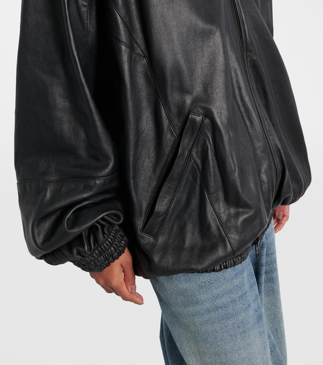 Trainingsjacke 3B Sports Icon aus Leder | Balenciaga