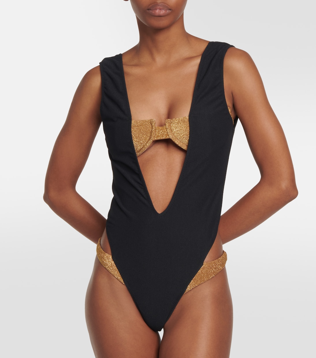 V Double Layer swimsuit | Same