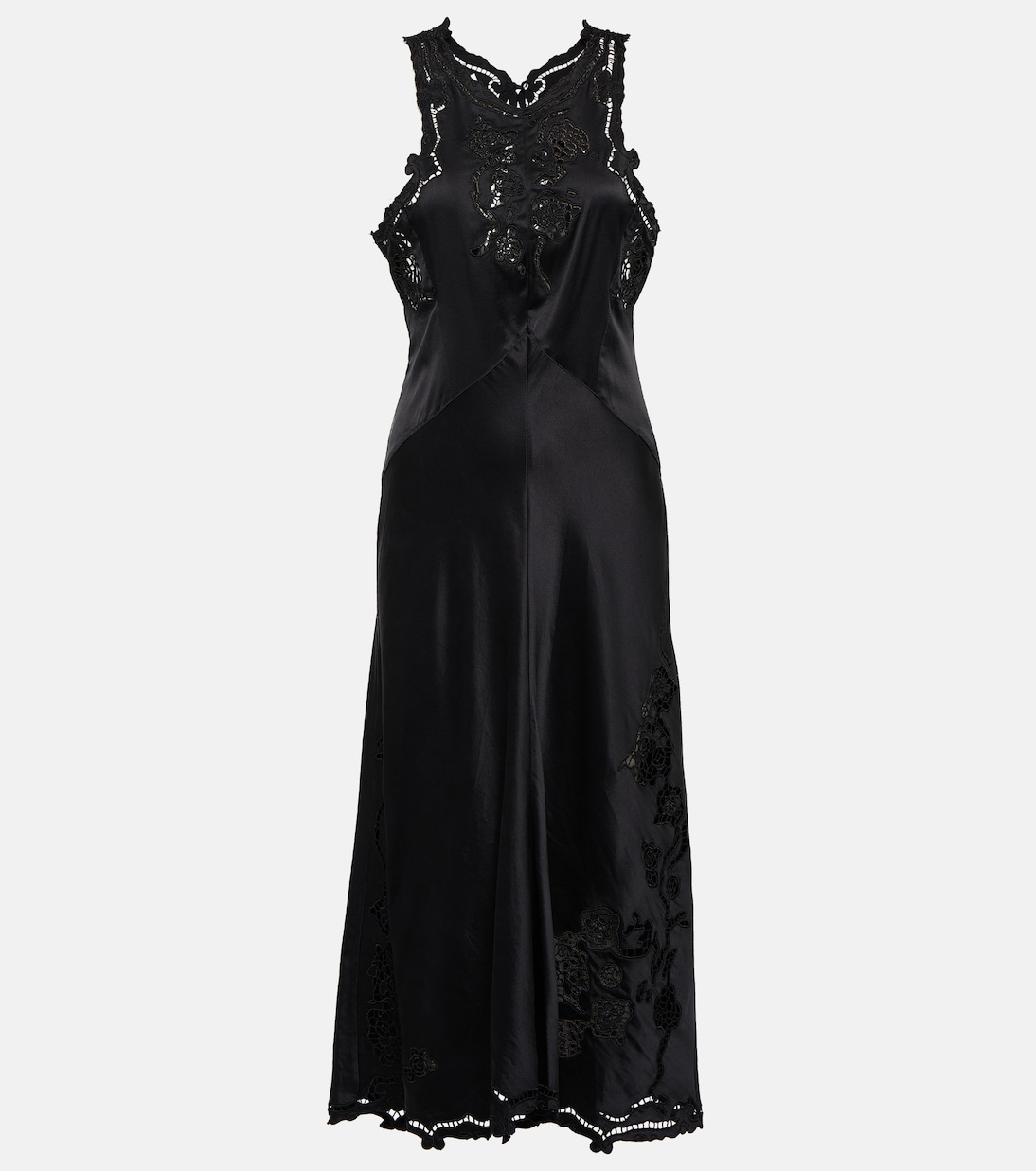 Jadel embroidered silk-blend midi dress | Isabel Marant