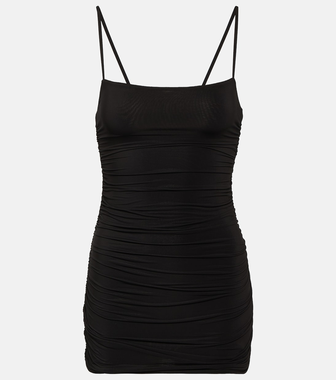 Ruched jersey minidress | Wardrobe.NYC