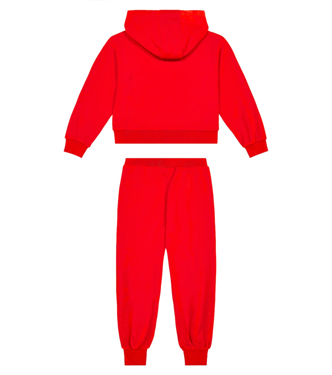 Cotton blend tracksuit in red Moschino Kids Mytheresa