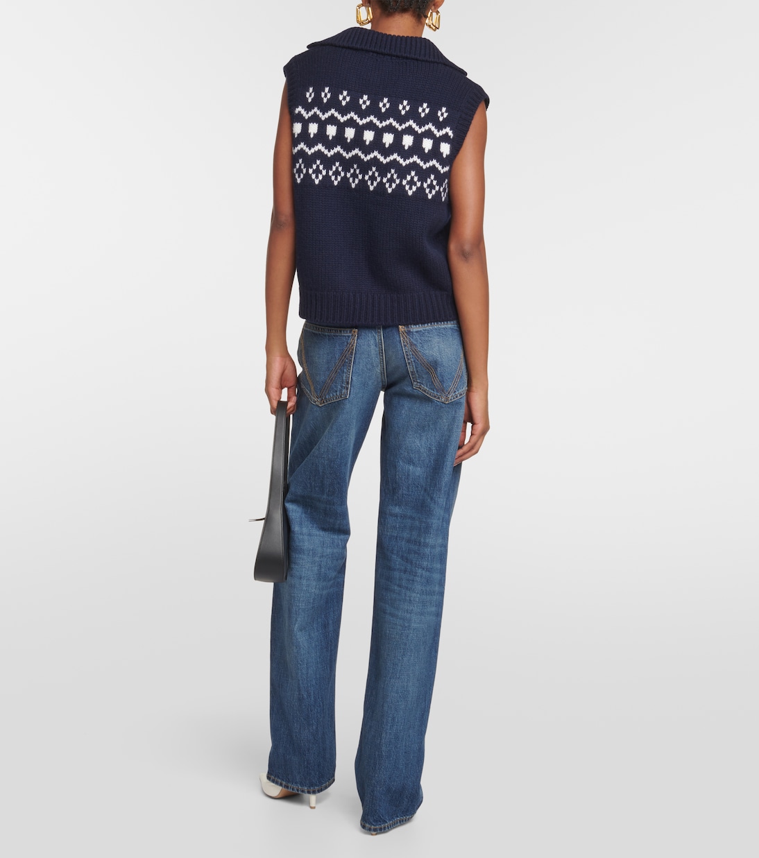 Remington Fair Isle cashmere vest | Lisa Yang