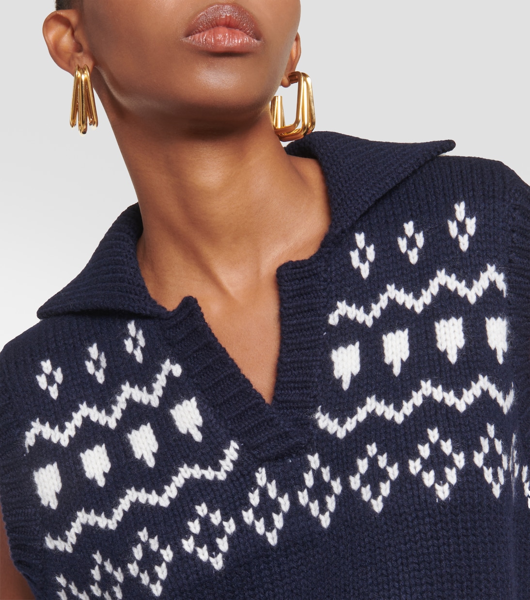 Remington Fair Isle cashmere vest | Lisa Yang