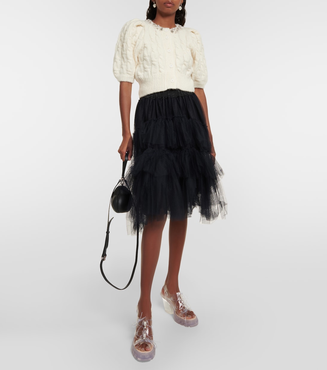Chaqueta de Punto Alpaca y Lana Simone Rocha para Jóvenes