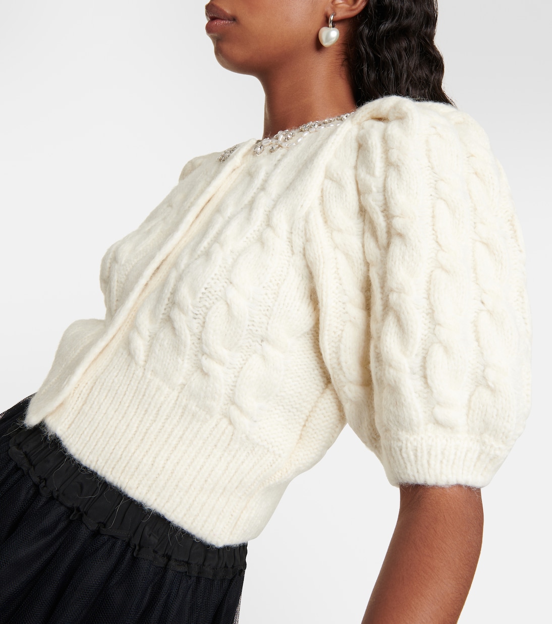 Chaqueta de Punto Alpaca y Lana Simone Rocha para Jóvenes