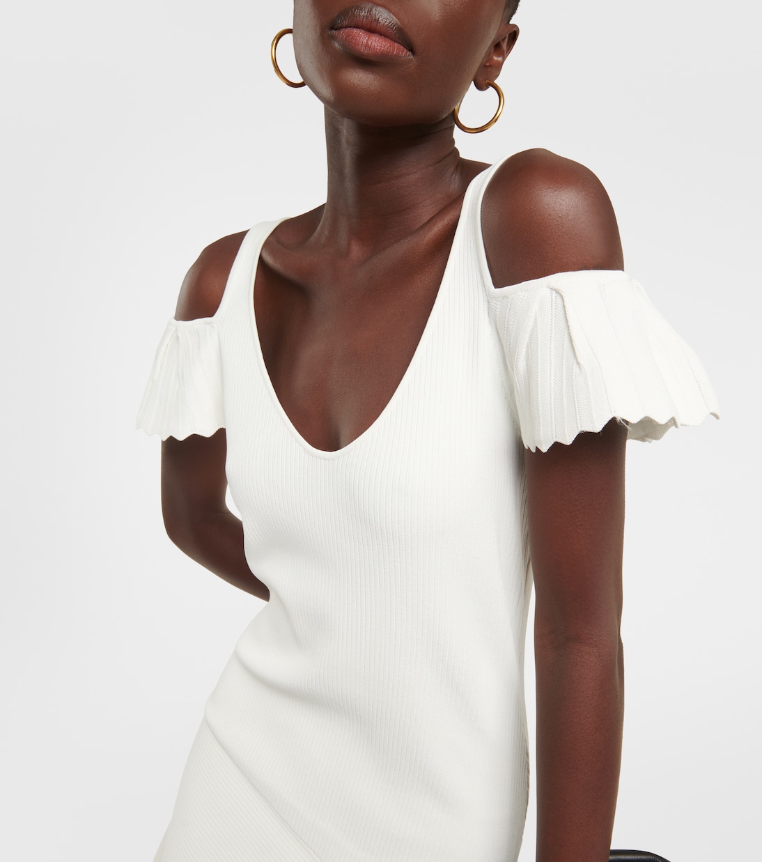 Off-Shoulder-Midikleid | JW Anderson