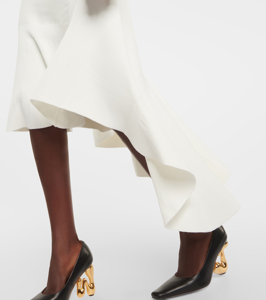Off-Shoulder-Midikleid | JW Anderson