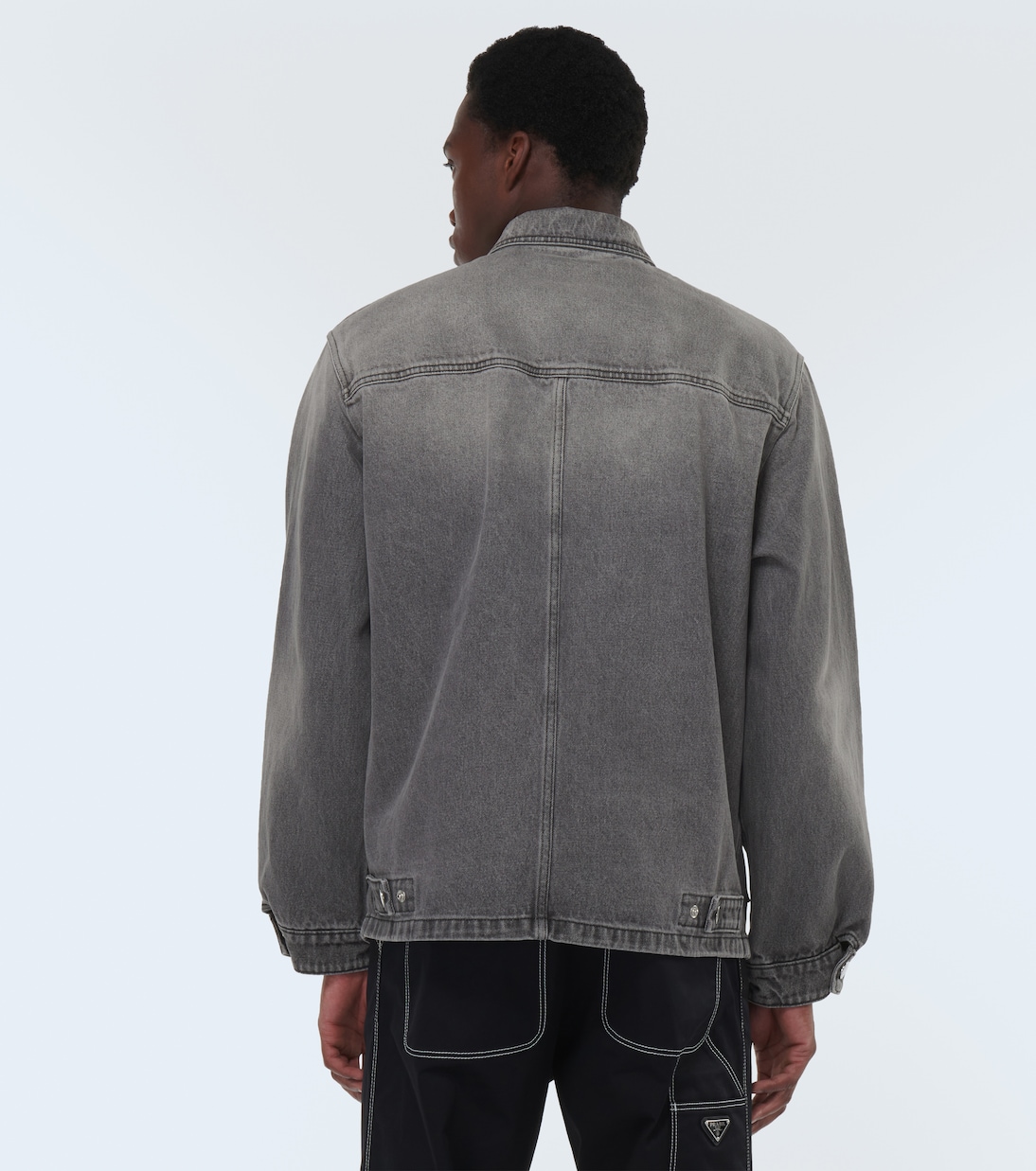 Hemdjacke aus Denim | Prada