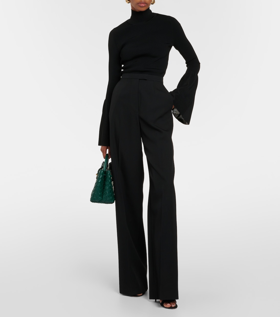 Ruffled turtleneck top | Altuzarra