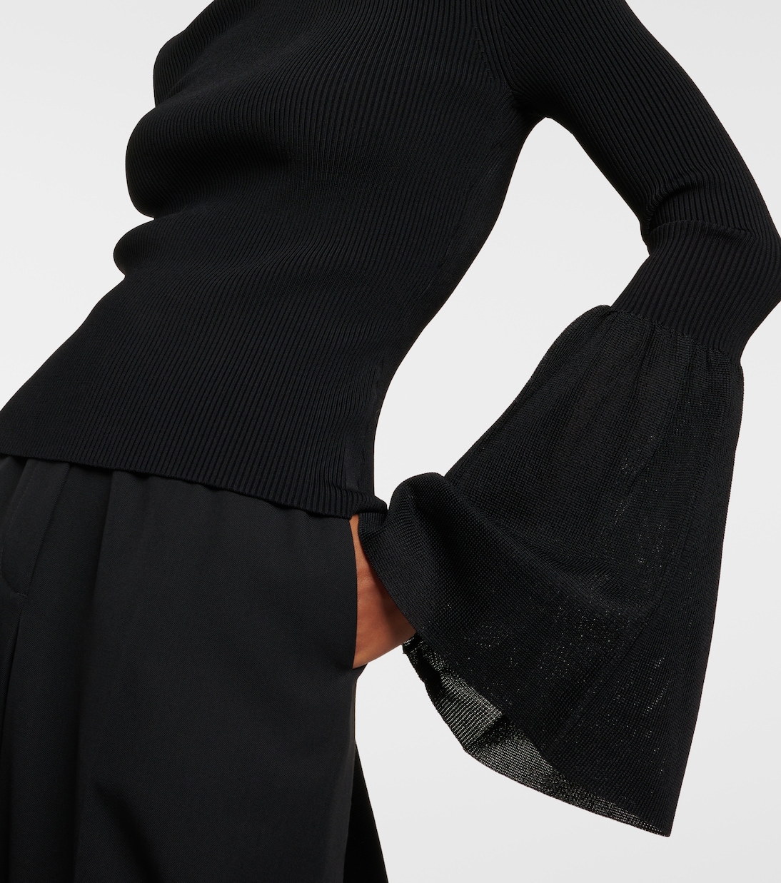 Ruffled turtleneck top | Altuzarra