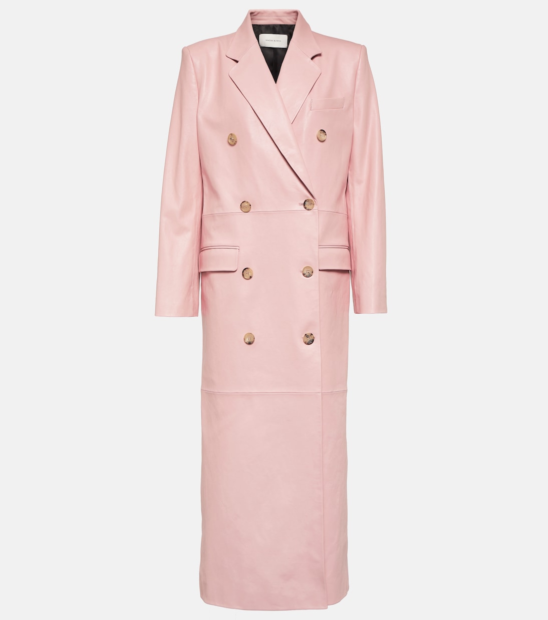 Double-breasted leather coat | Magda Butrym