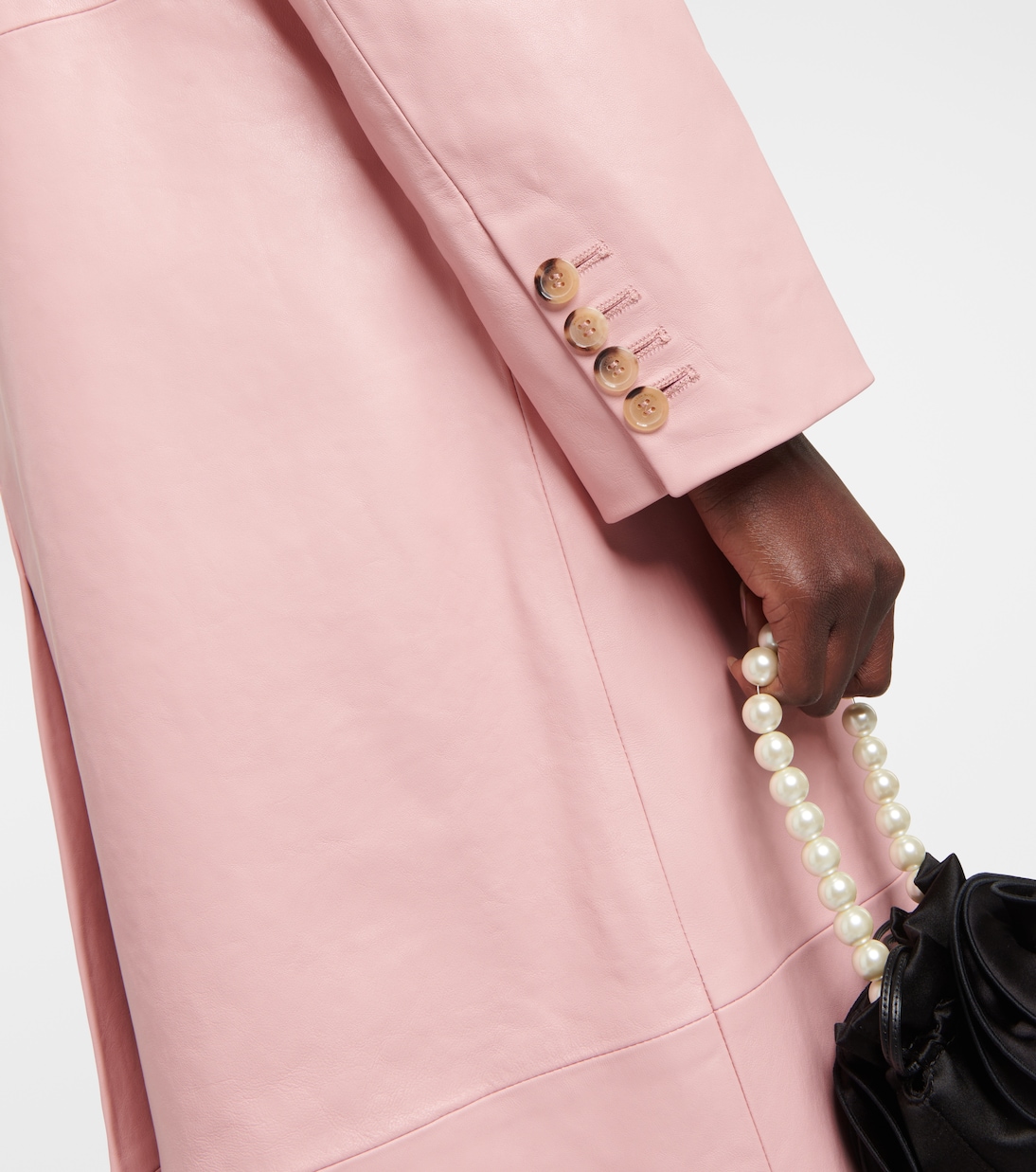 Double-breasted leather coat | Magda Butrym