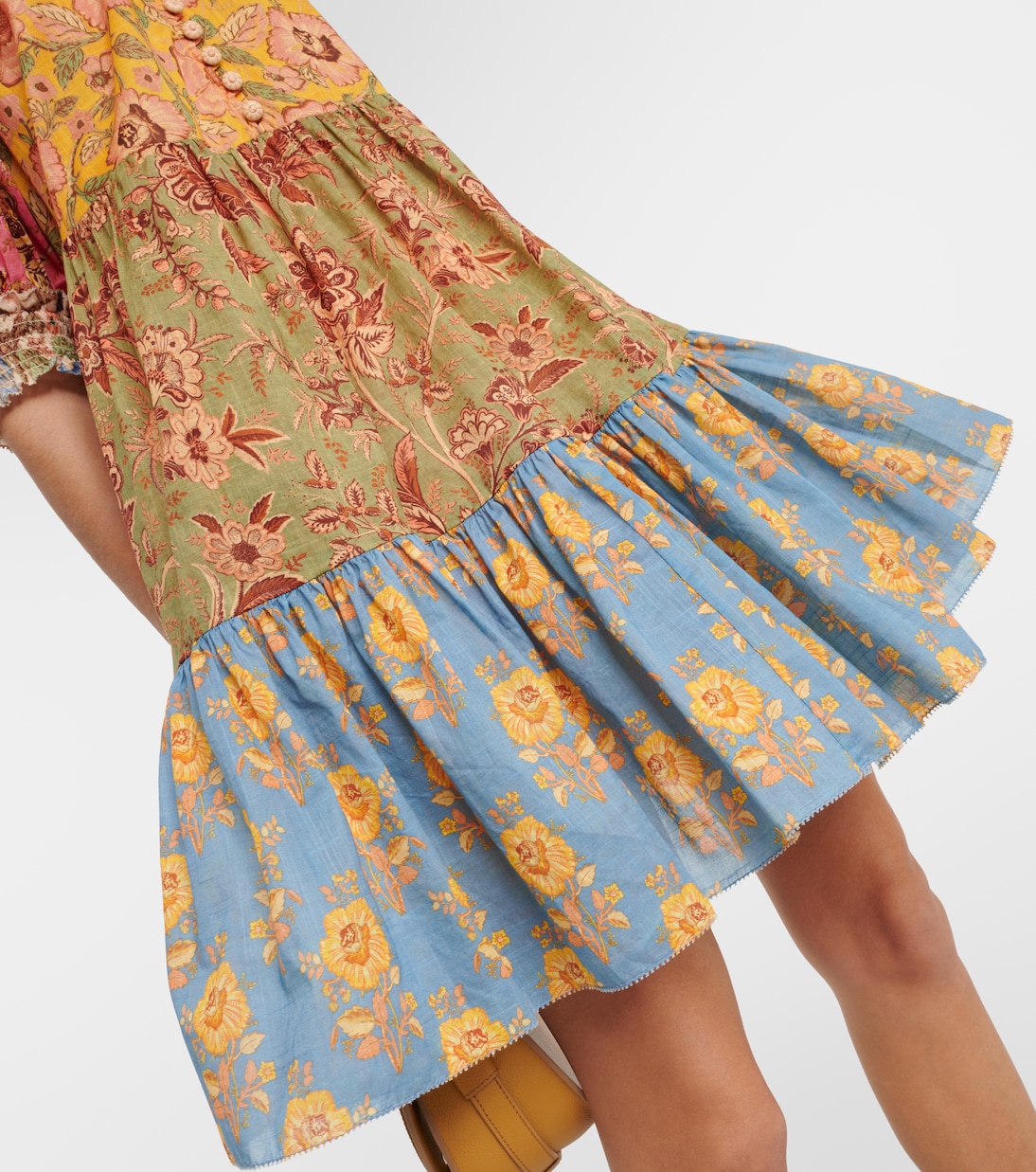 Junie floral cotton minidress | Zimmermann