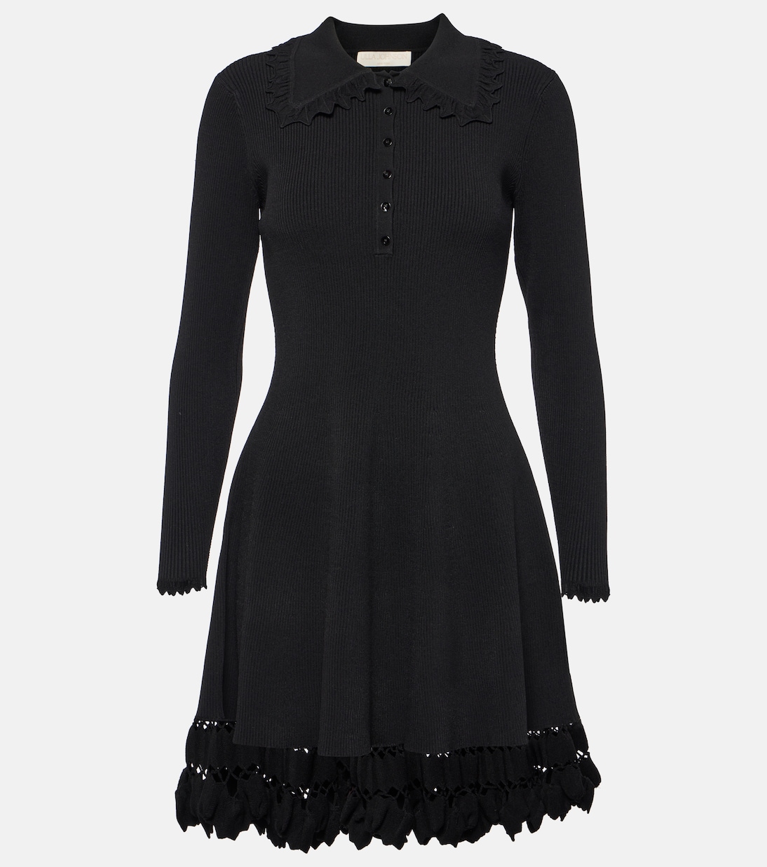 Cybil ruffled ribbed-knit minidress | Ulla Johnson