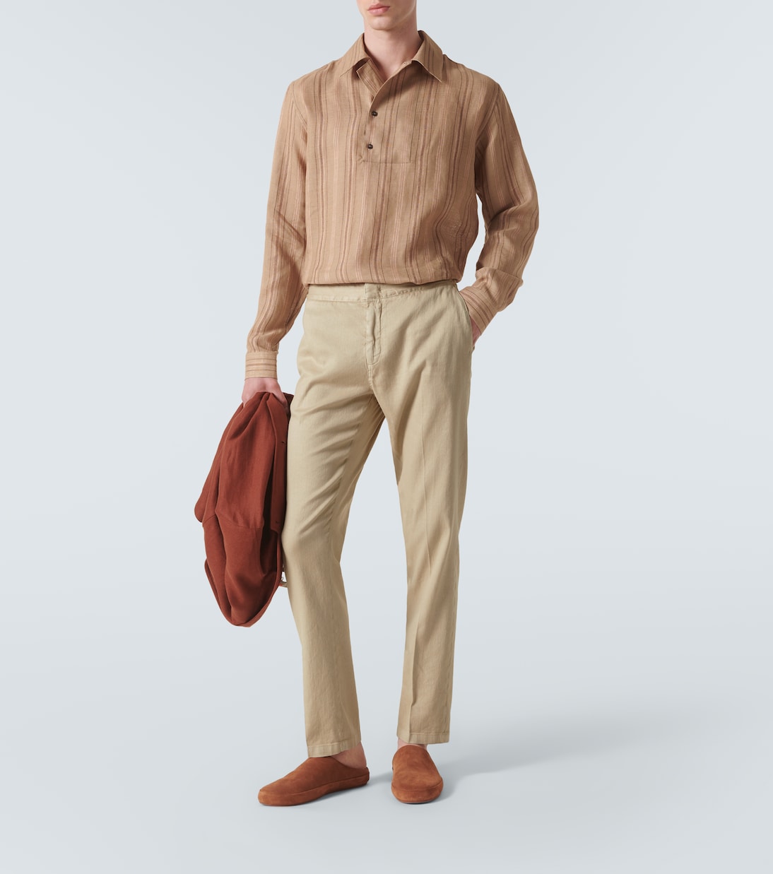 Linen-blend chinos  | Loro Piana