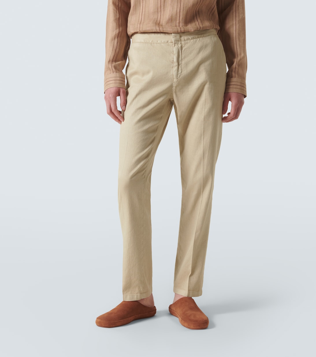 Linen-blend chinos  | Loro Piana