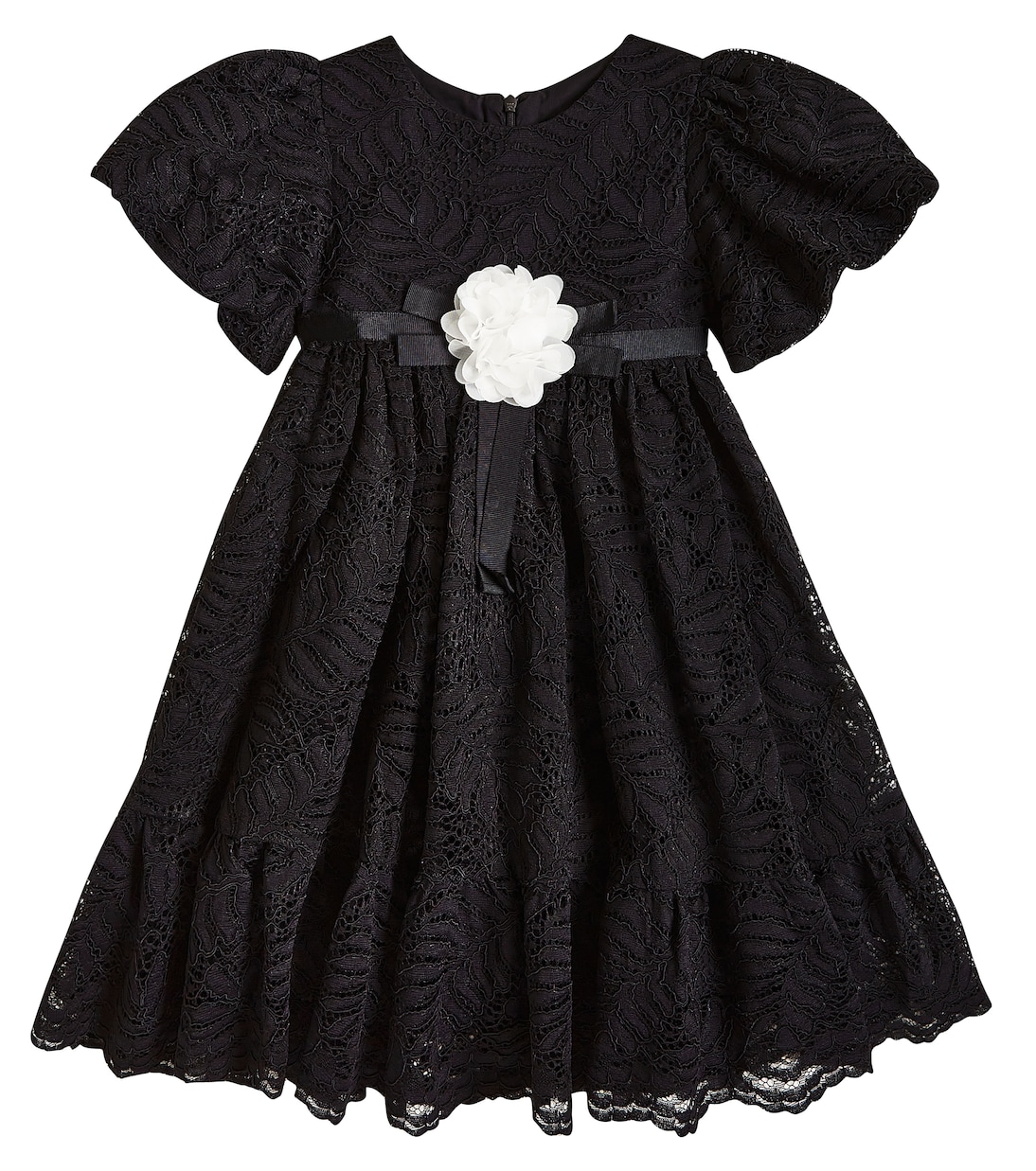 Ruffled lace dress | Patachou