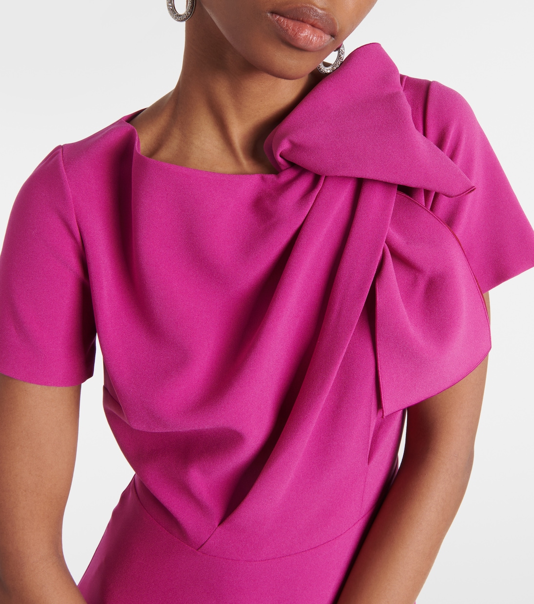 Bow-detail midi dress | Roksanda