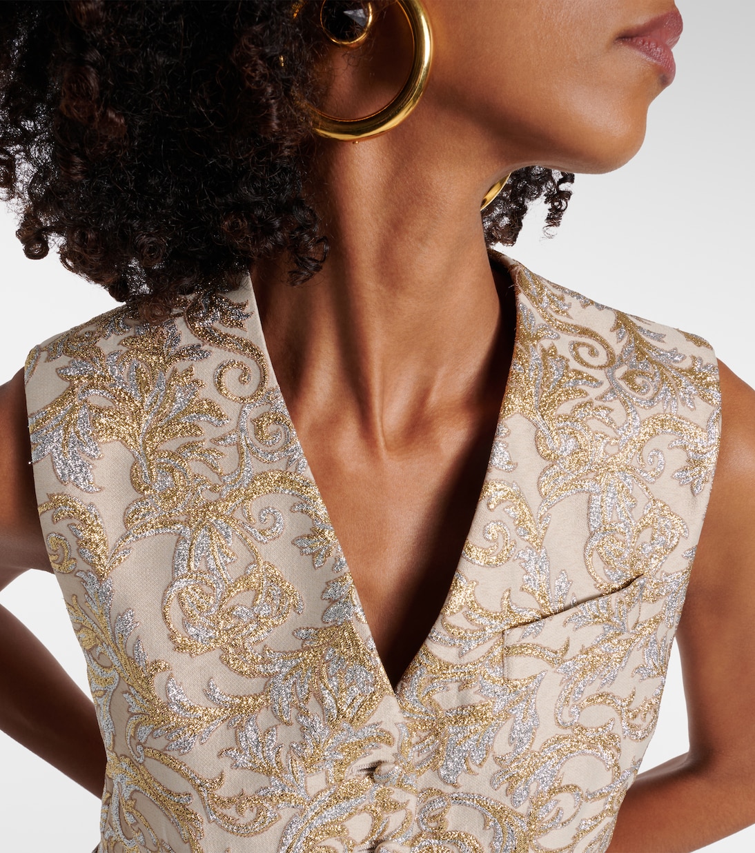 Gilet in broccato | Stella McCartney