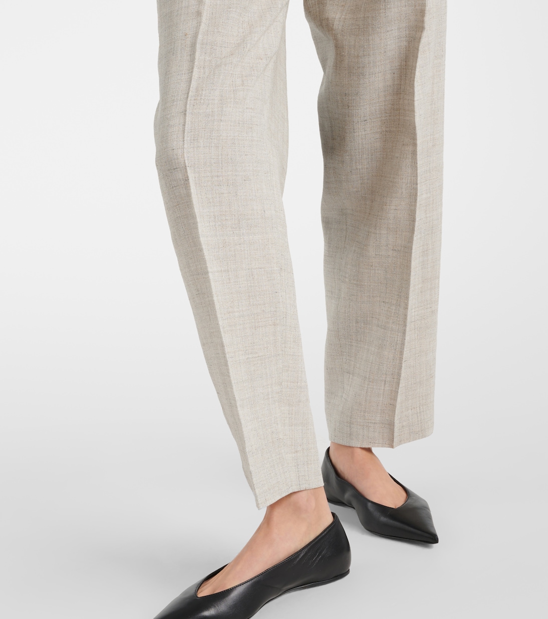 Pantaloni regular a vita alta | Toteme