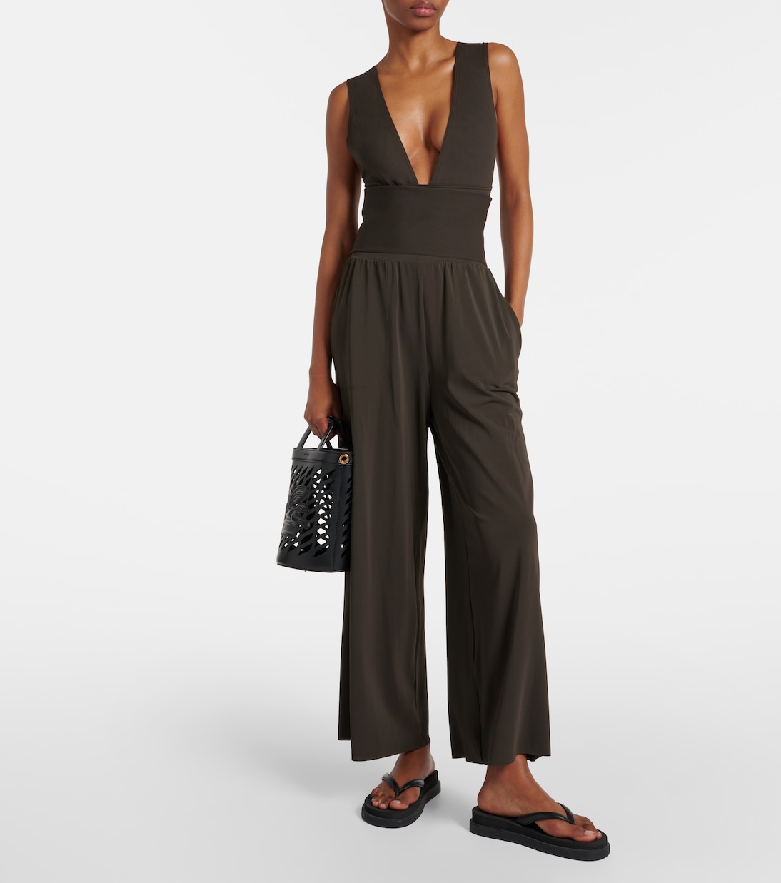 Pantalones anchos Dao de punto fluido | Eres
