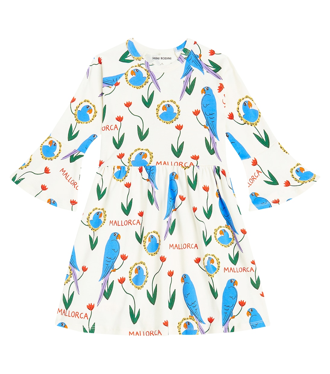 Kleid Parrots aus Baumwolle | Mini Rodini