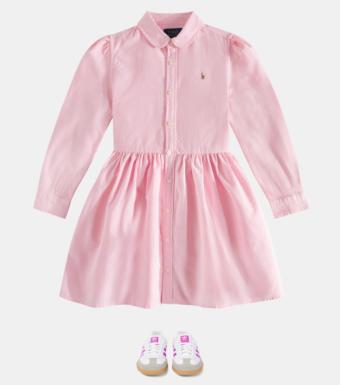 Robe chemise en coton | Polo Ralph Lauren Kids
