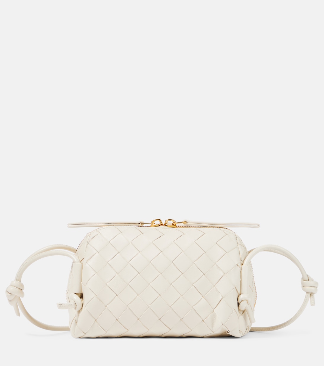 Concert leather crossbody bag | Bottega Veneta
