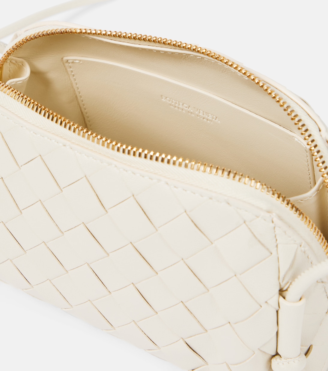 Concert leather crossbody bag | Bottega Veneta