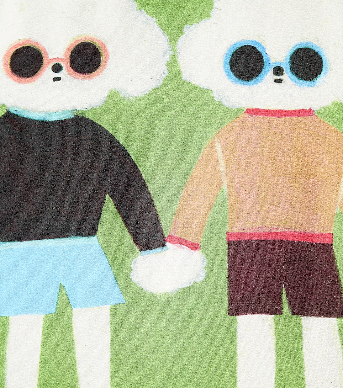 Bedrucktes Kleid Twins aus Cady | Gucci Kids