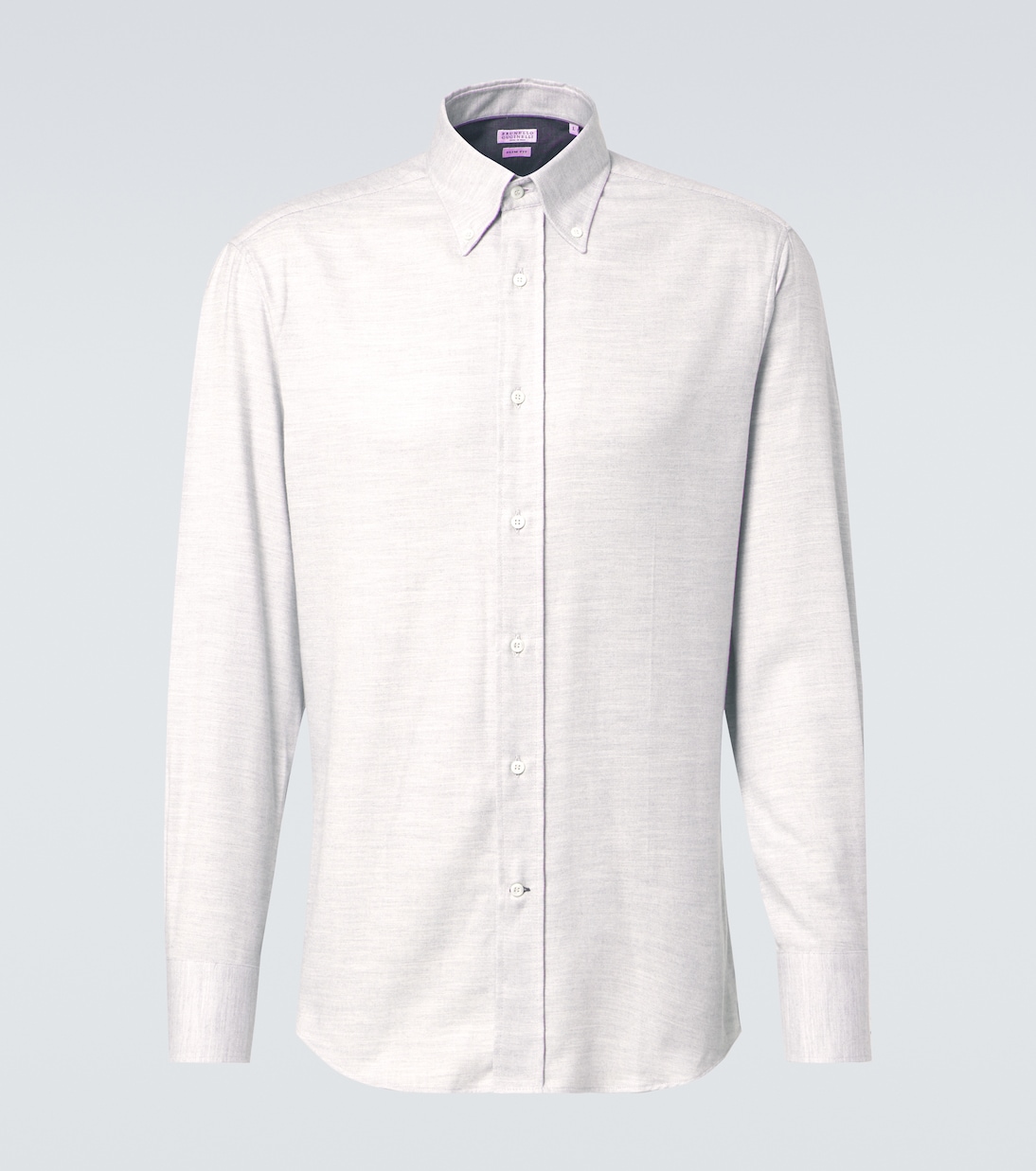 Camicia in flanella di misto cotone | Brunello Cucinelli