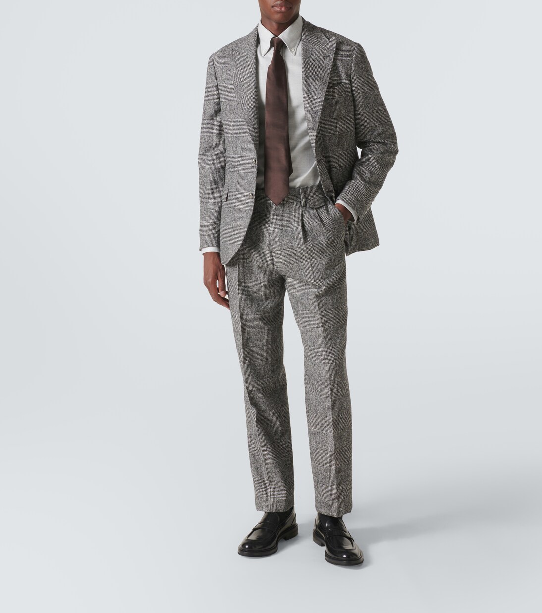 Camicia in flanella di misto cotone | Brunello Cucinelli