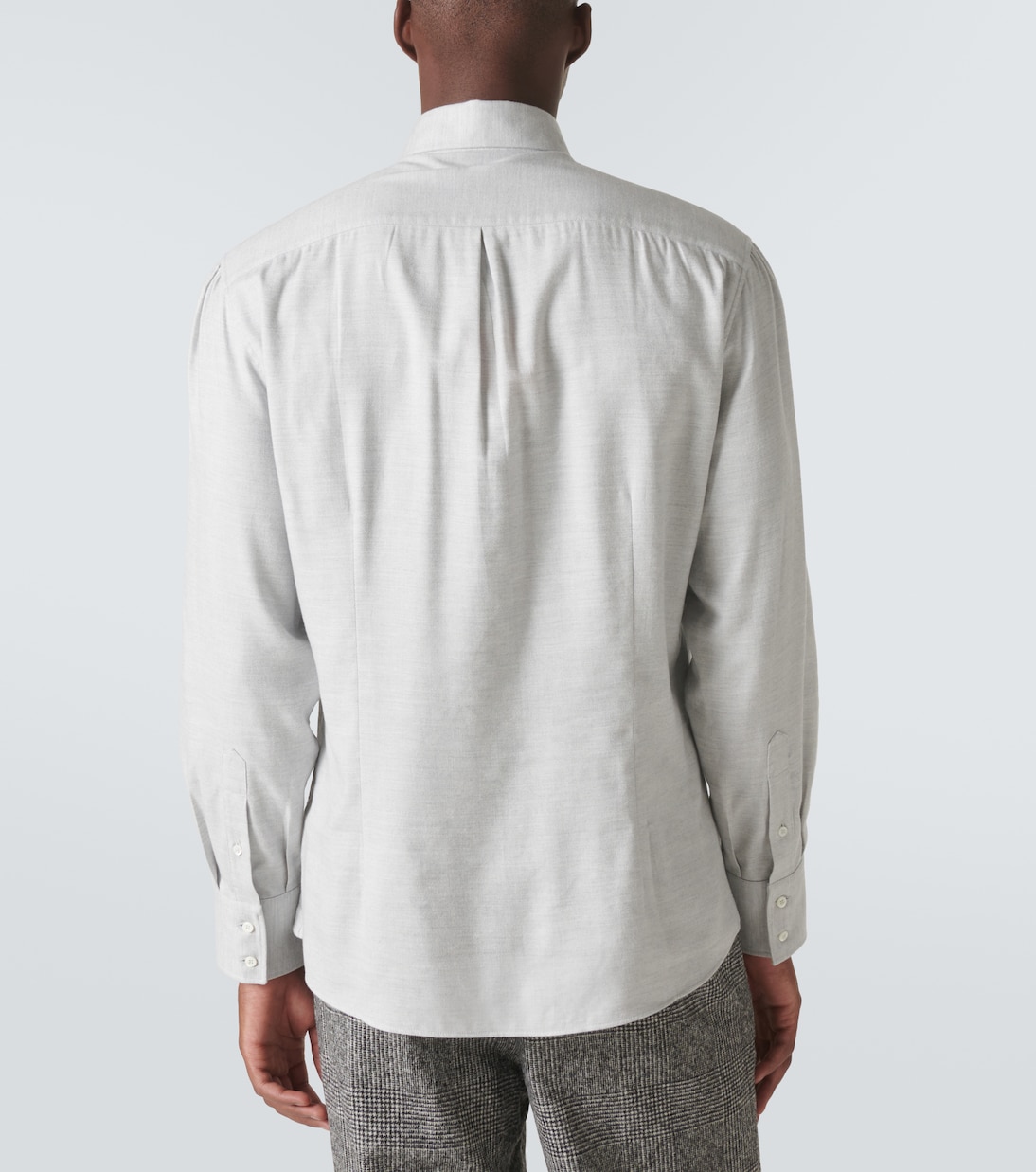 Camicia in flanella di misto cotone | Brunello Cucinelli