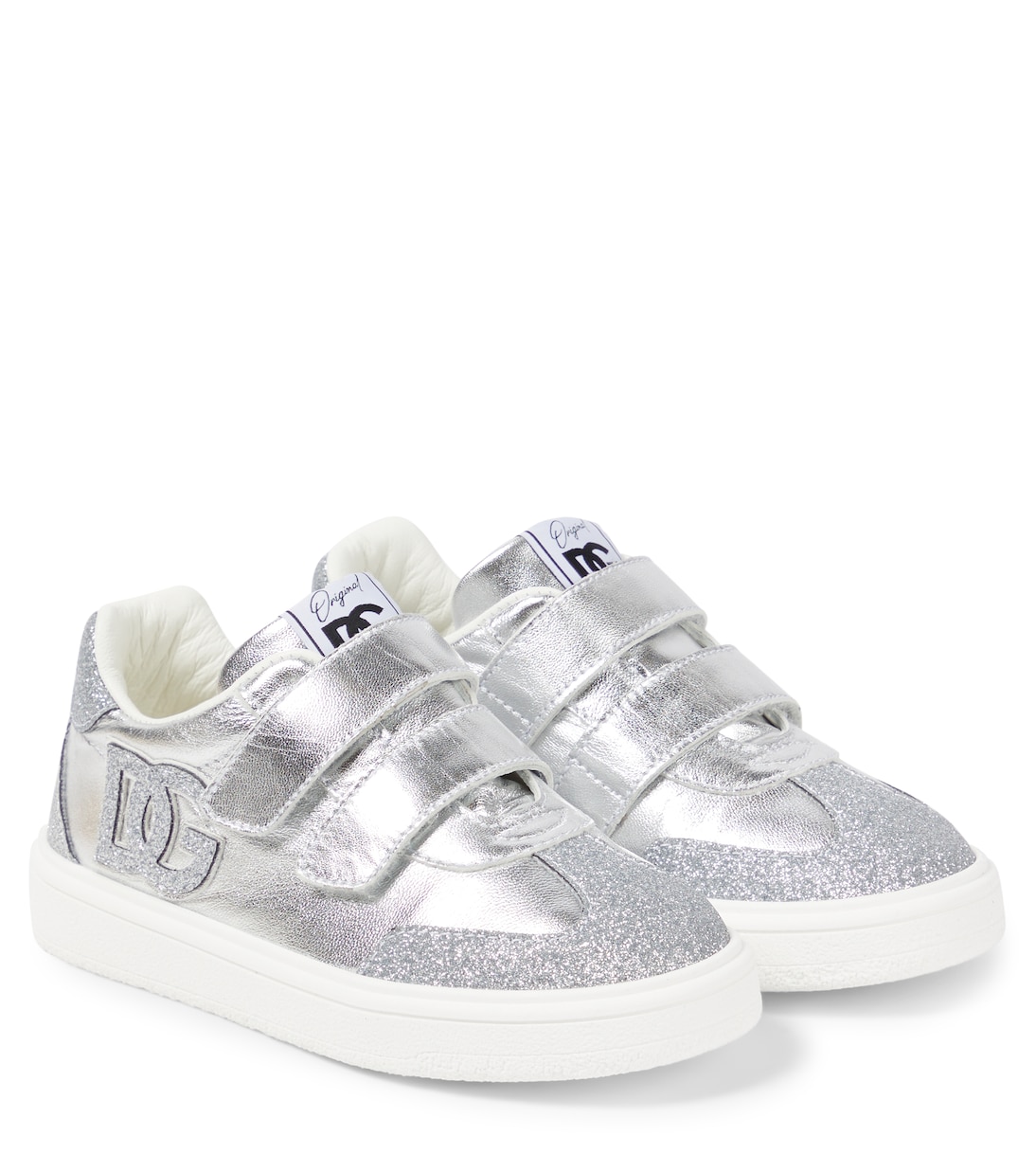 Sneakers DG Original aus Metallic-Leder | Dolce&Gabbana Kids