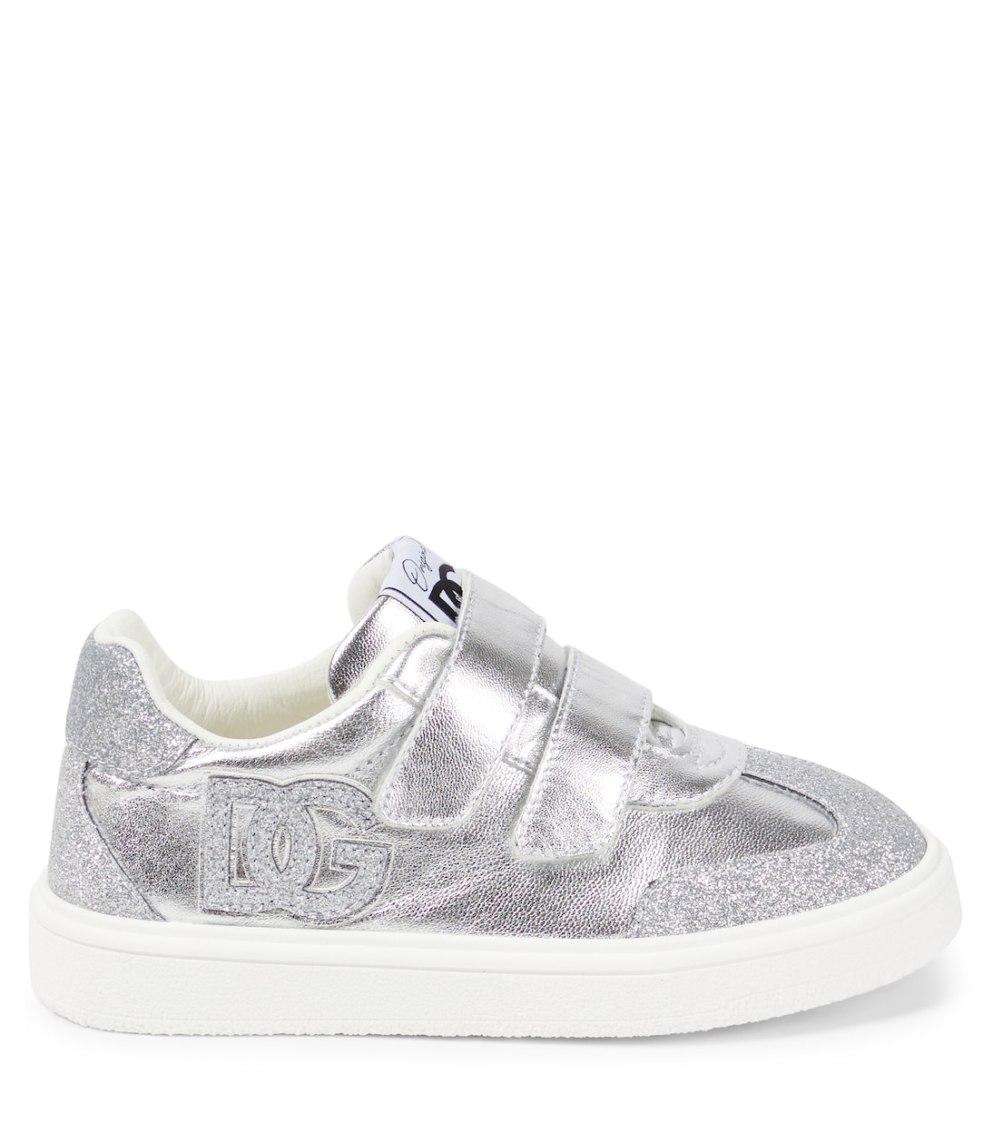 Sneakers DG Original aus Metallic-Leder | Dolce&Gabbana Kids