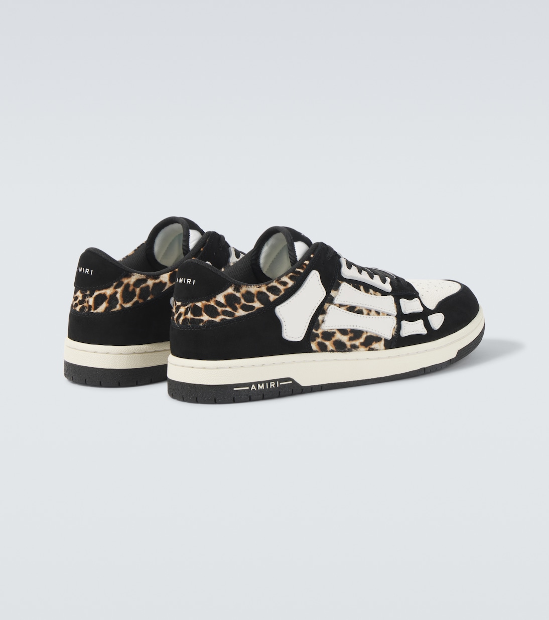 Sneakers Leopard Skel Top Low aus Leder | Amiri