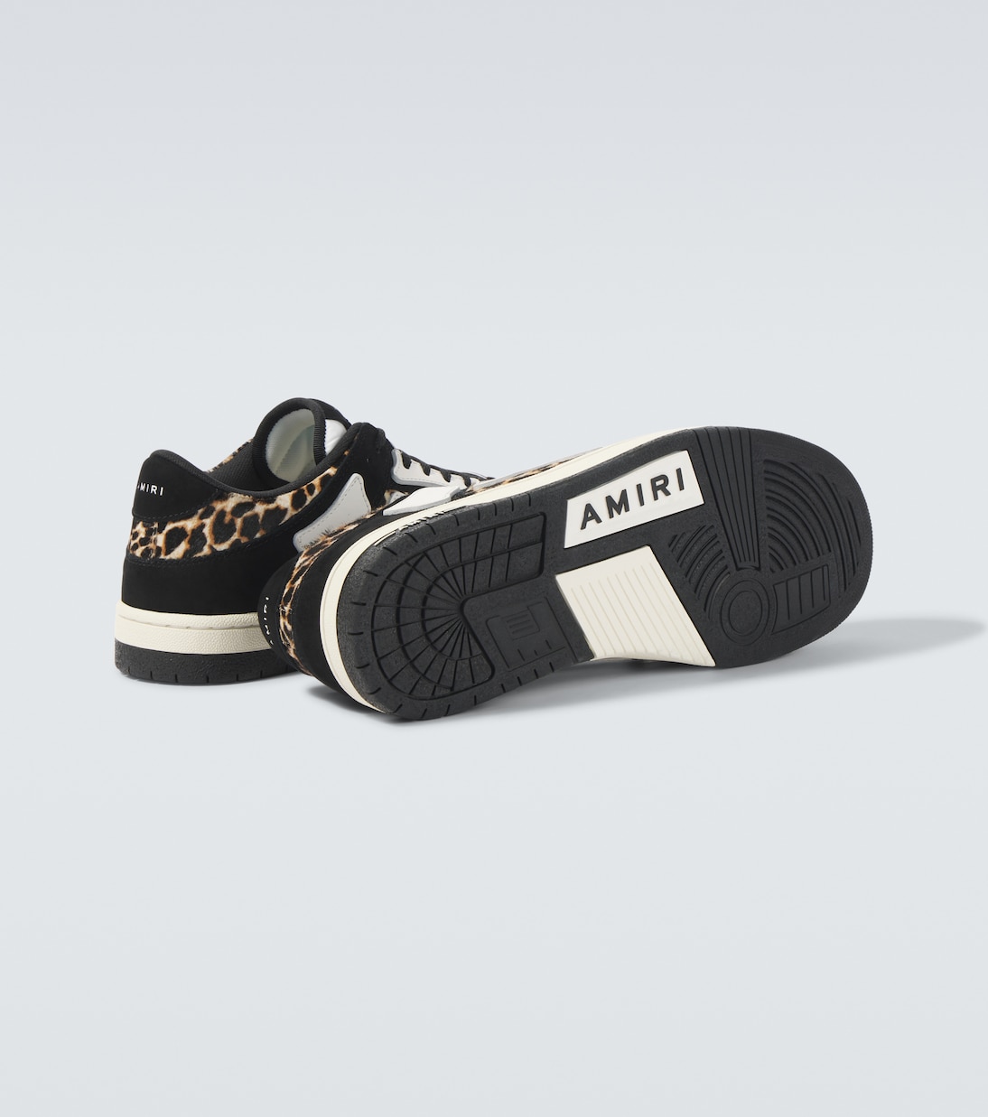 Sneakers Leopard Skel Top Low aus Leder | Amiri
