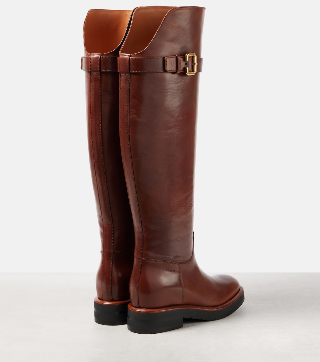 Botas mosqueteras Coddington de piel | Chloé