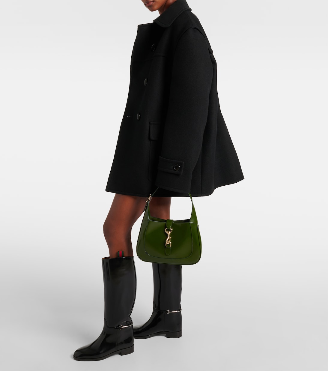 Schultertasche Gucci Jackie Small aus Leder | Gucci