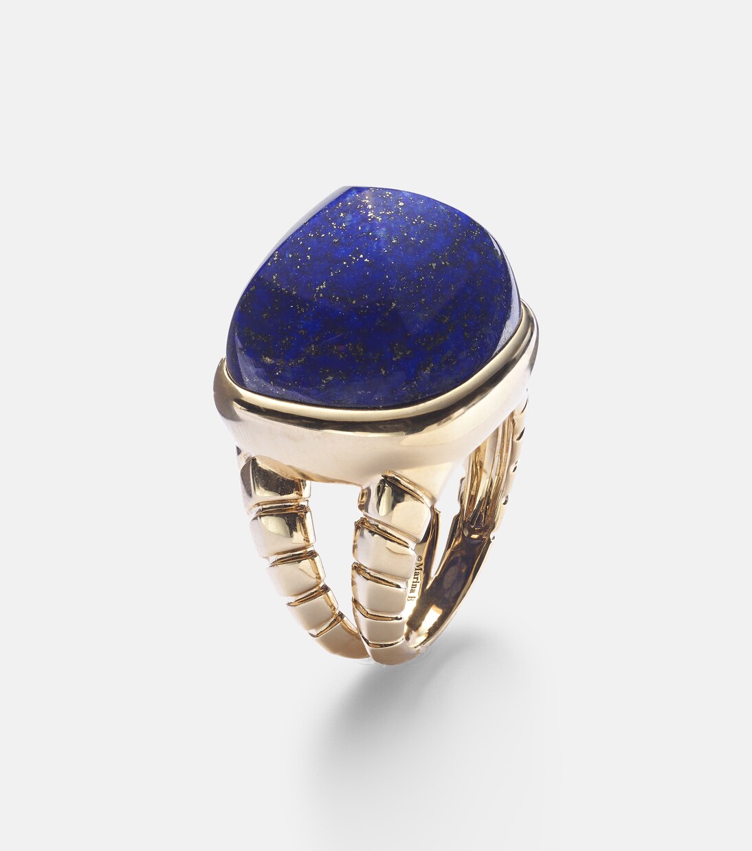 Anello in oro 18kt con lapislazzuli MARINA B Tigella per stile giovane e raffinato