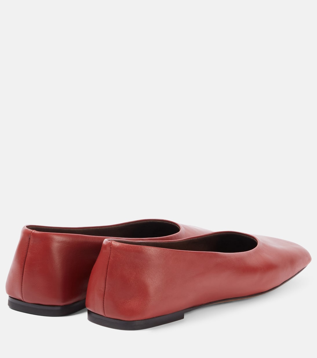 Ballerines Square en cuir | The Row