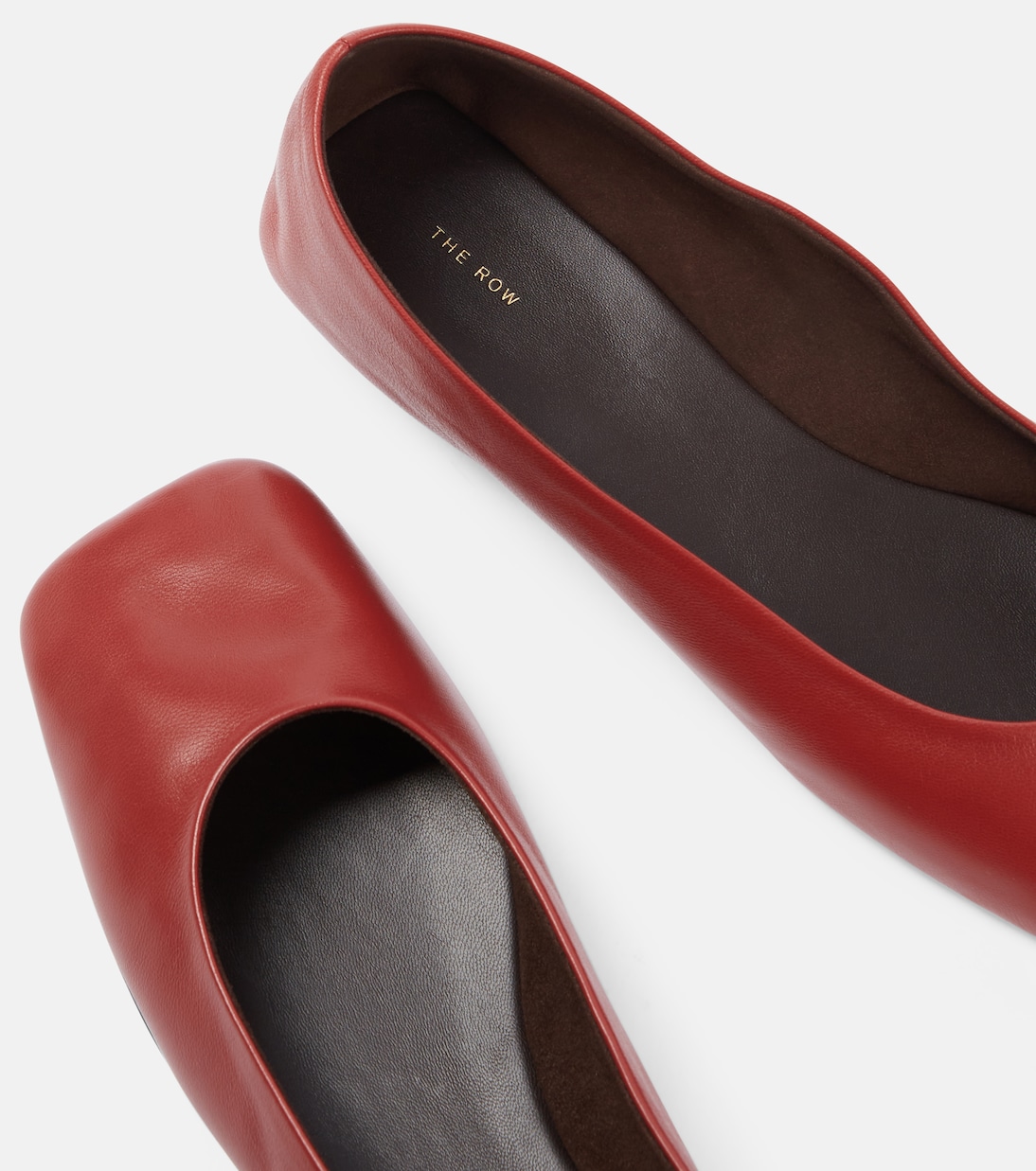 Ballerines Square en cuir | The Row
