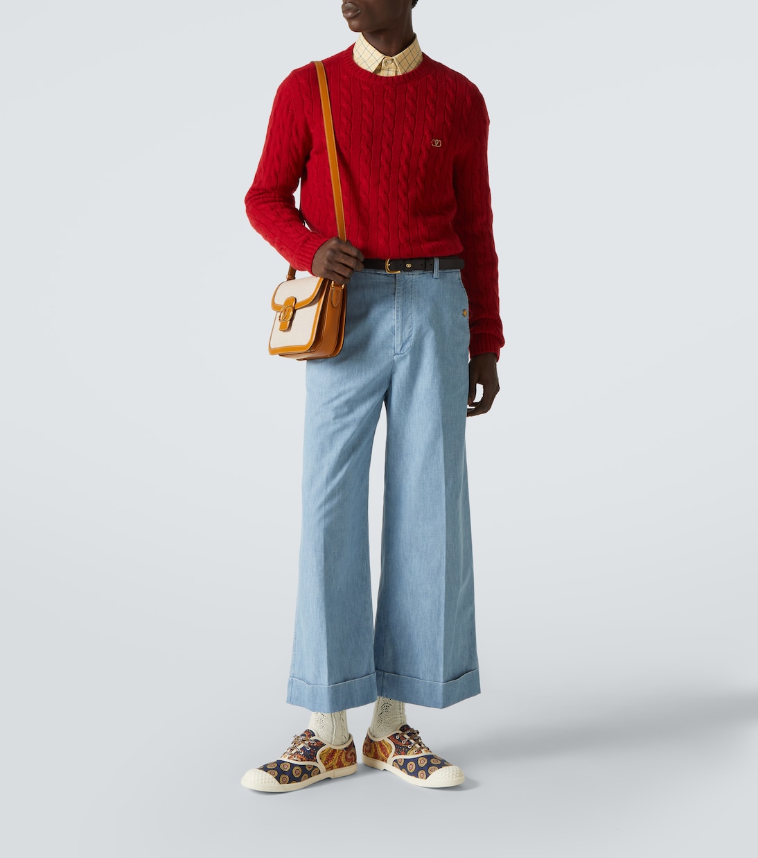 Camicia in cotone a quadri | Valentino