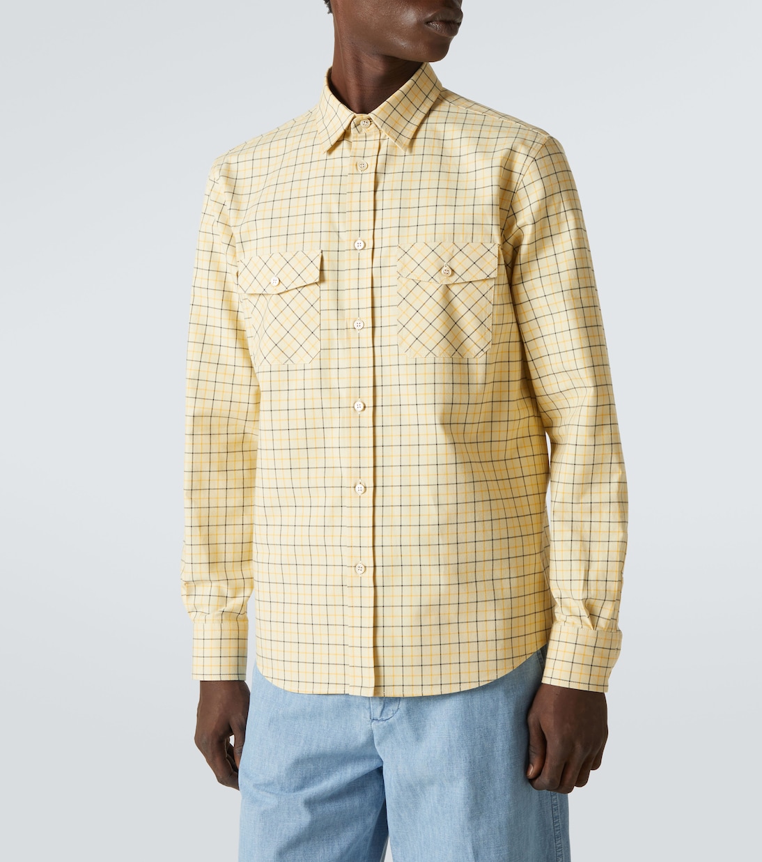 Camicia in cotone a quadri | Valentino