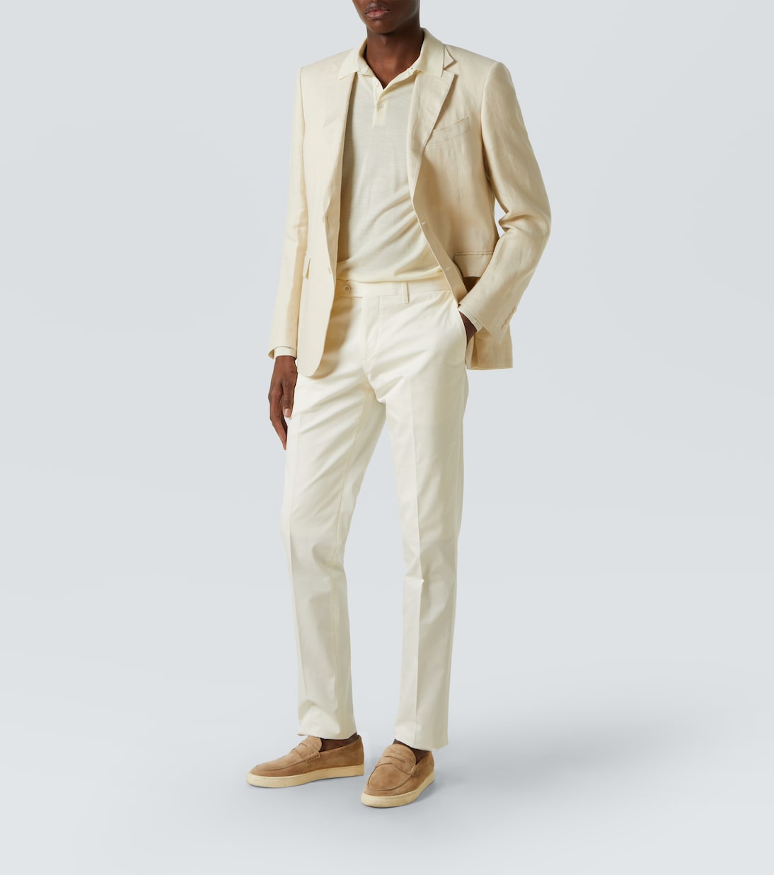 Polo in maglia di lana, seta e cashmere | Lardini