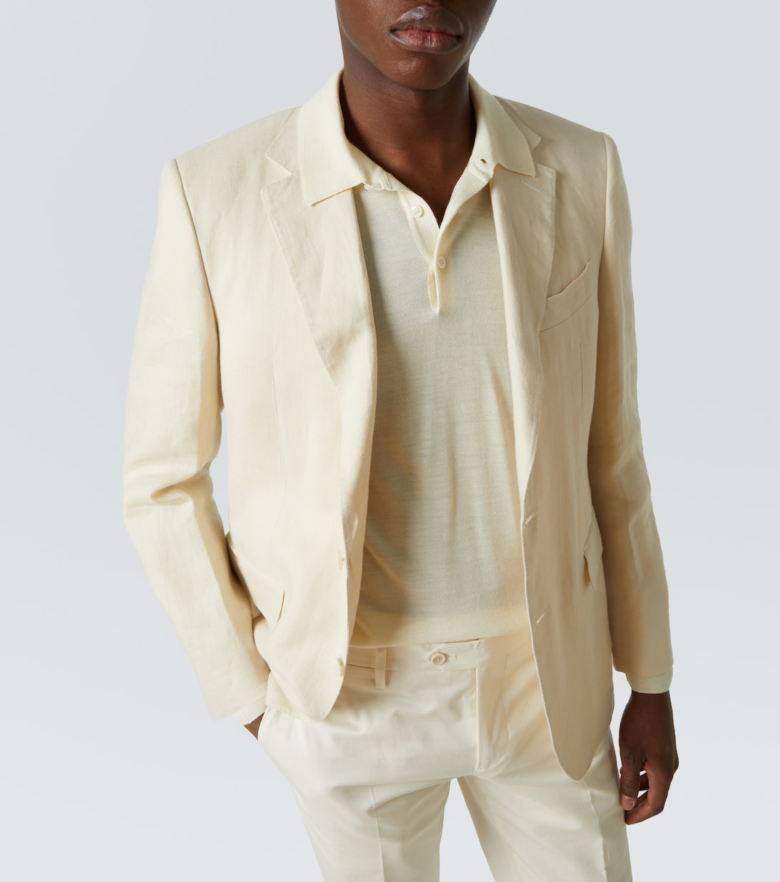 Polo in maglia di lana, seta e cashmere | Lardini