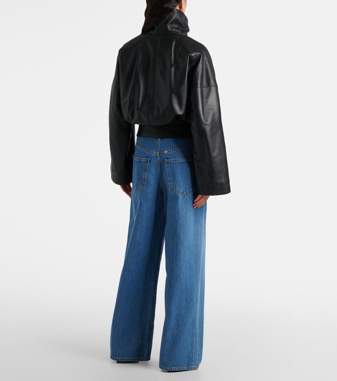 Giacca cropped in pelle | Givenchy