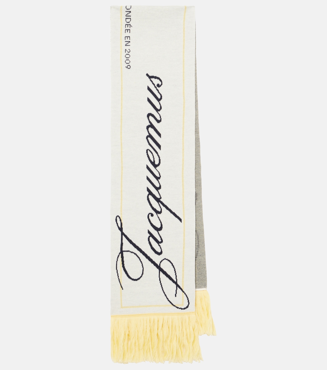 Sciarpa in lana con logo JACQUEMUS, stile giovanile e trendy