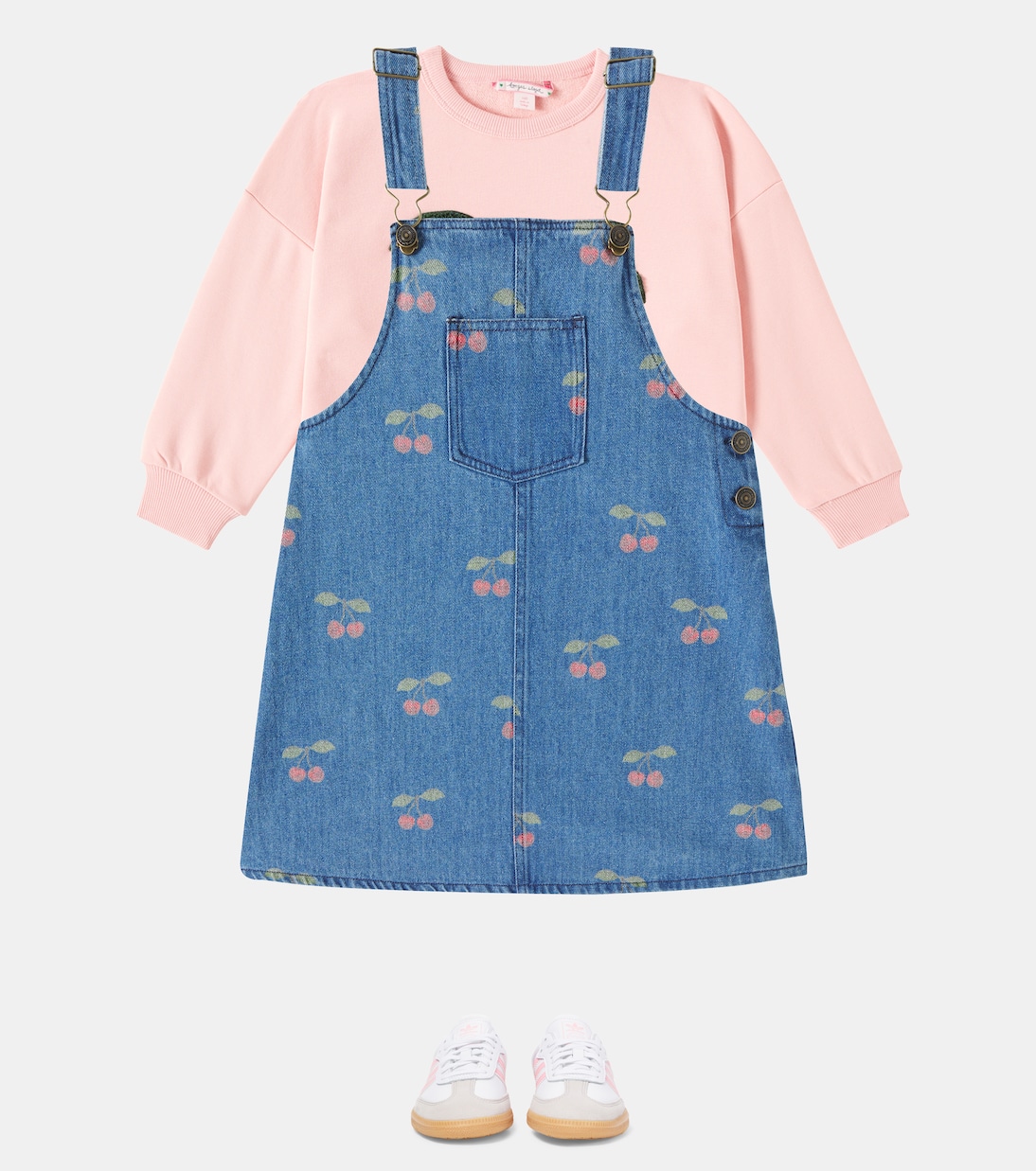 Robe Margot imprimée en denim | Konges Sløjd